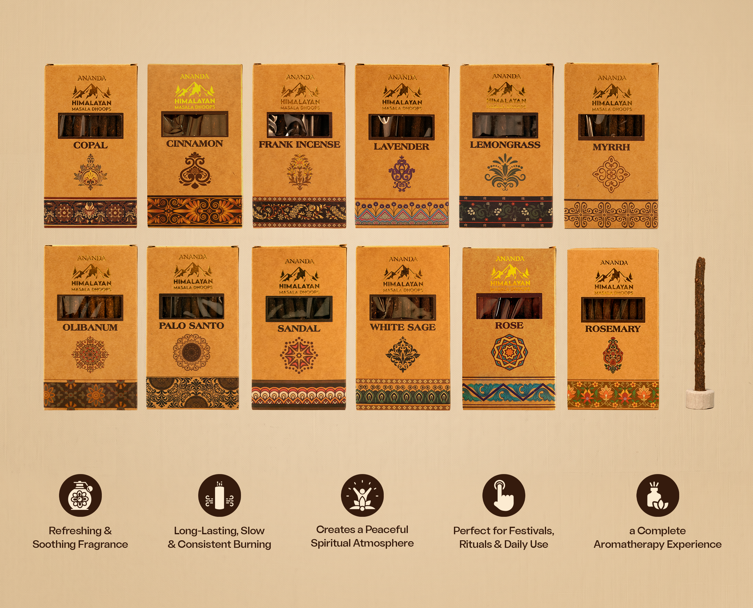 Smudge Dhoop (Pack of 12) - Image 3